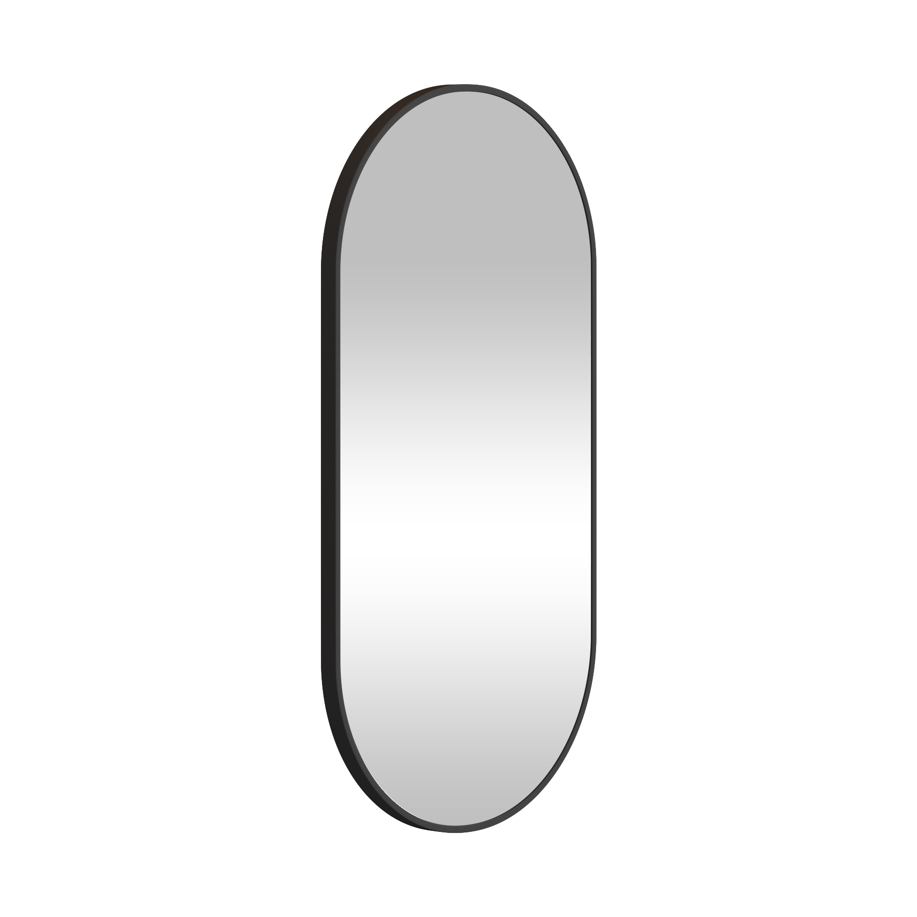 Elmore 900 x 450mm Matt Black Aluminum Framed Bathroom Mirror Minimalist Design - Capsule