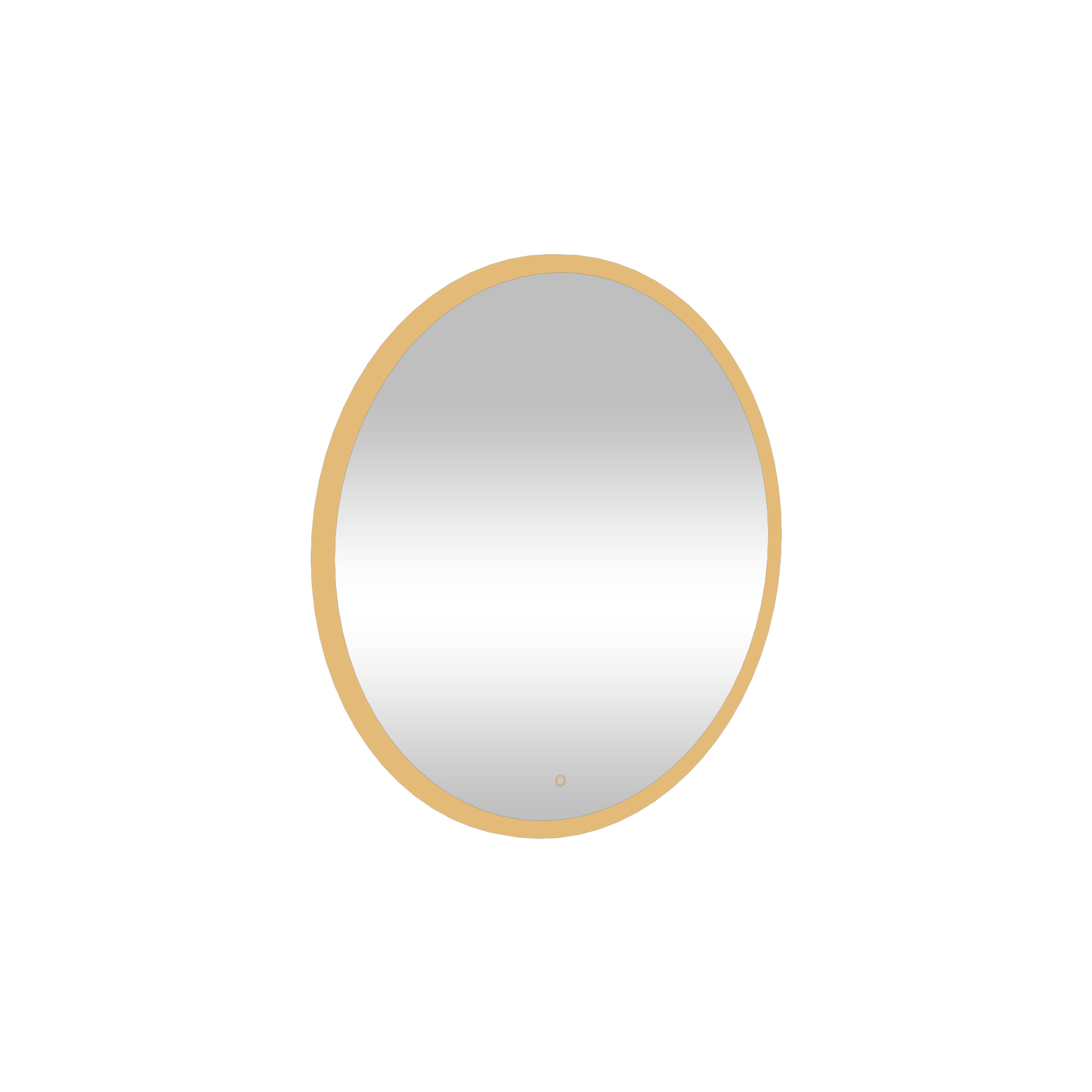 Avenza Frontlit Framed LED Cabinet Illuminated Round Mirror with Demister Pad & Touch Sensor