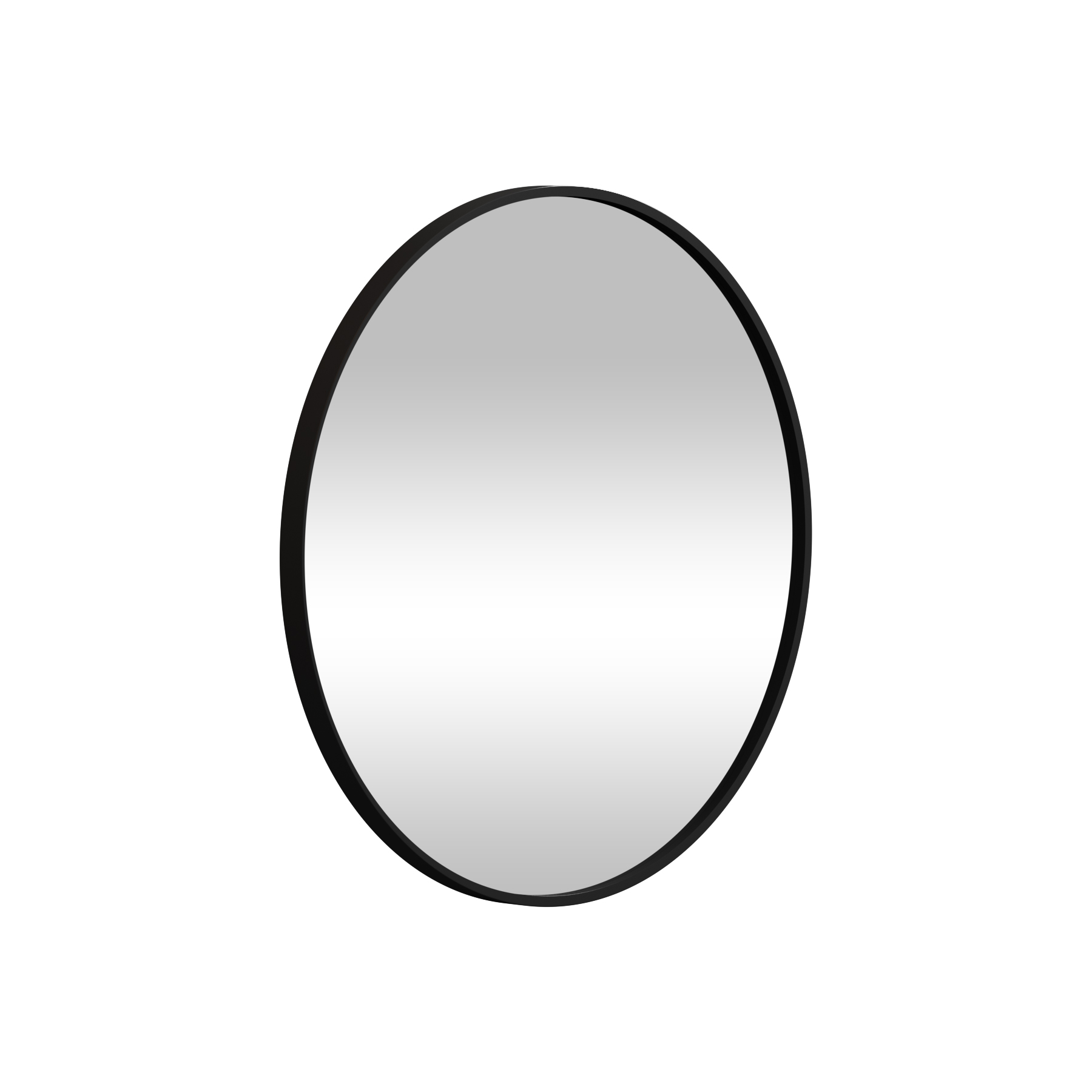 Elmore Aluminum Framed Bathroom Mirror Round Minimalist Design  - Multiple Colours & Sizes