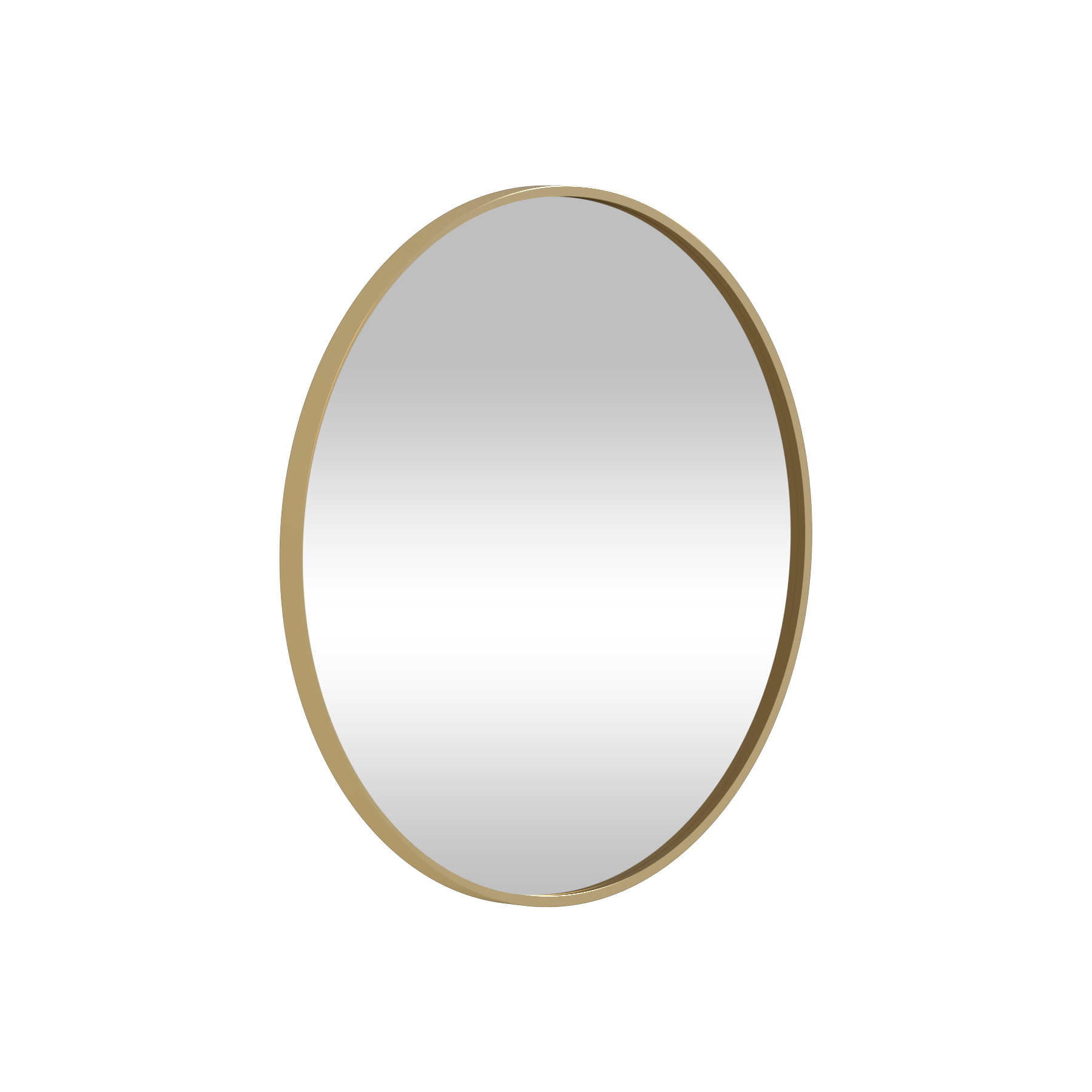 Elmore Aluminum Framed Bathroom Mirror Round Minimalist Design  - Multiple Colours & Sizes