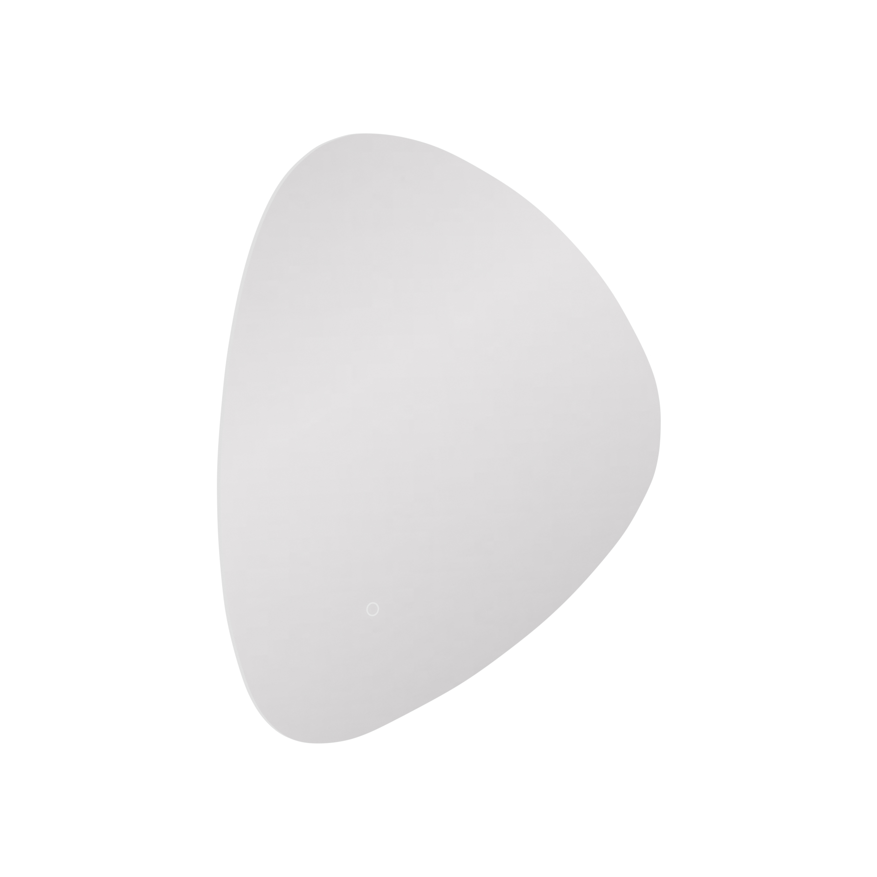 Orion 700 x 800mm Backlit Pebble Frameless LED Illuminated Bathroom Mirror with Demister Pad & Touch Sensor