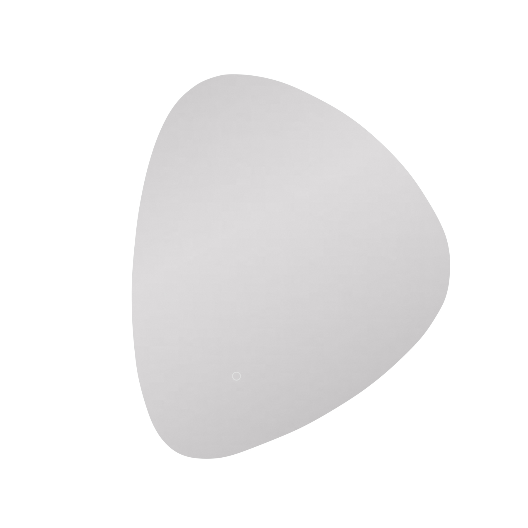 Orion 700 x 800mm Backlit Pebble Frameless LED Illuminated Bathroom Mirror with Demister Pad & Touch Sensor