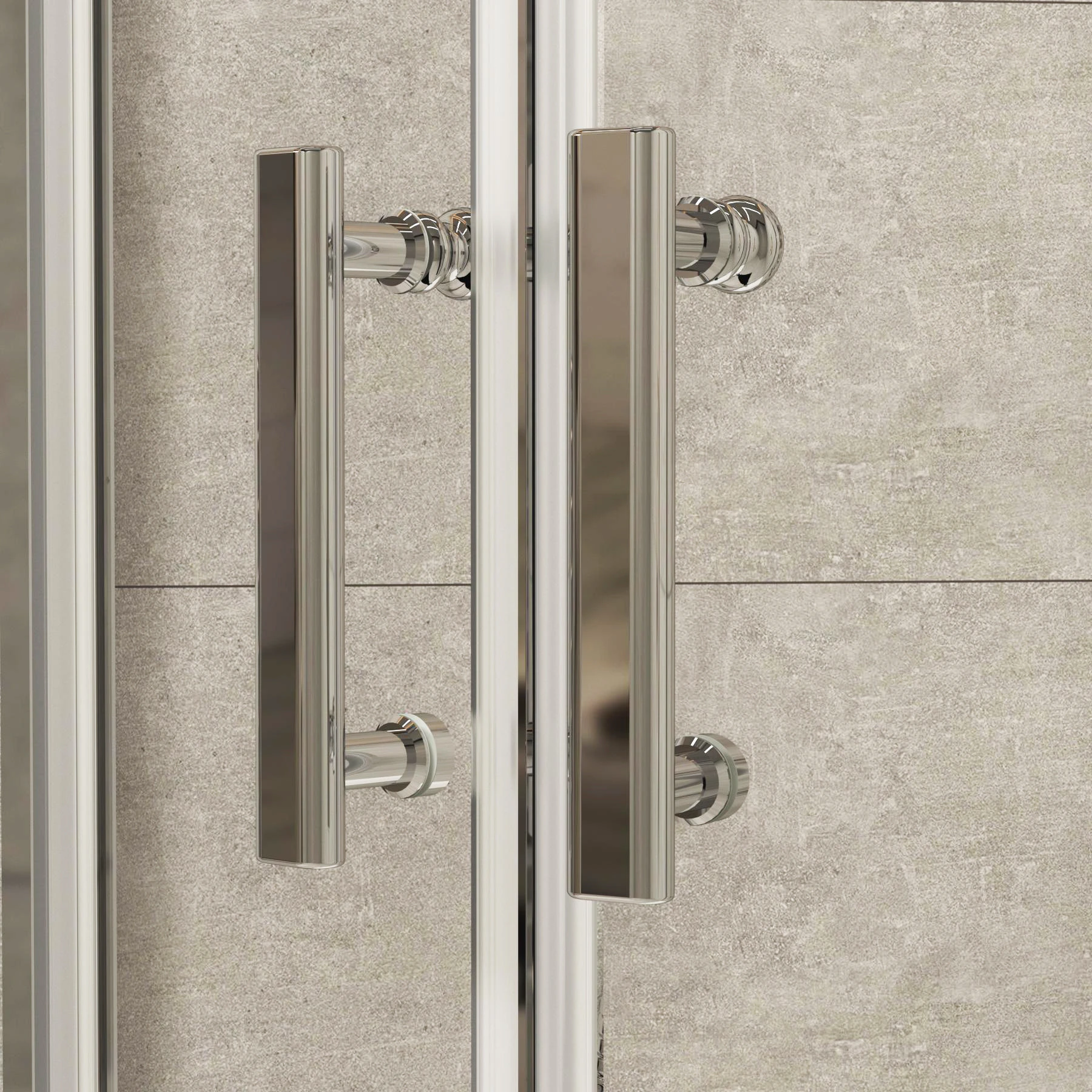 Grand 1700 x 700mm Rectangle Sliding Door 3-Sided Shower Enclosure 6mm ...