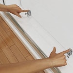 Imperial 800 x 800mm Quadrant Shower Enclosure 6mm - Double Sliding Doors