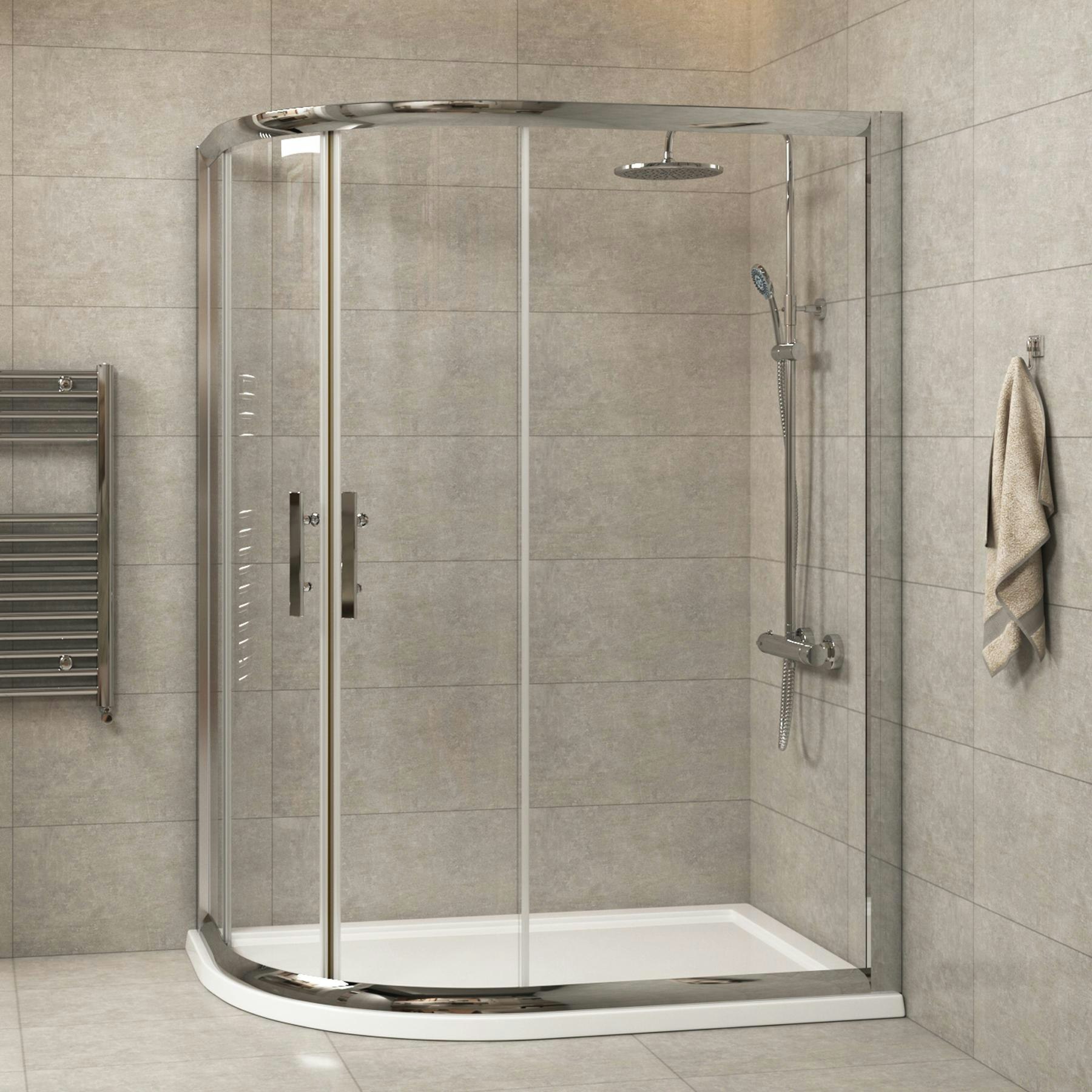 Imperial Offset Quadrant Shower Enclosure Reversible Various Sizes Royal Bathrooms