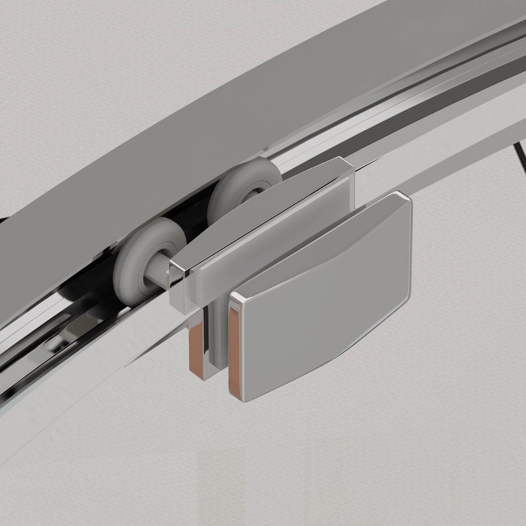 Chelsea Single Door Offset Quadrant Shower Enclosure 8mm Easy Clean Glass, 1950mm Tall - Chrome