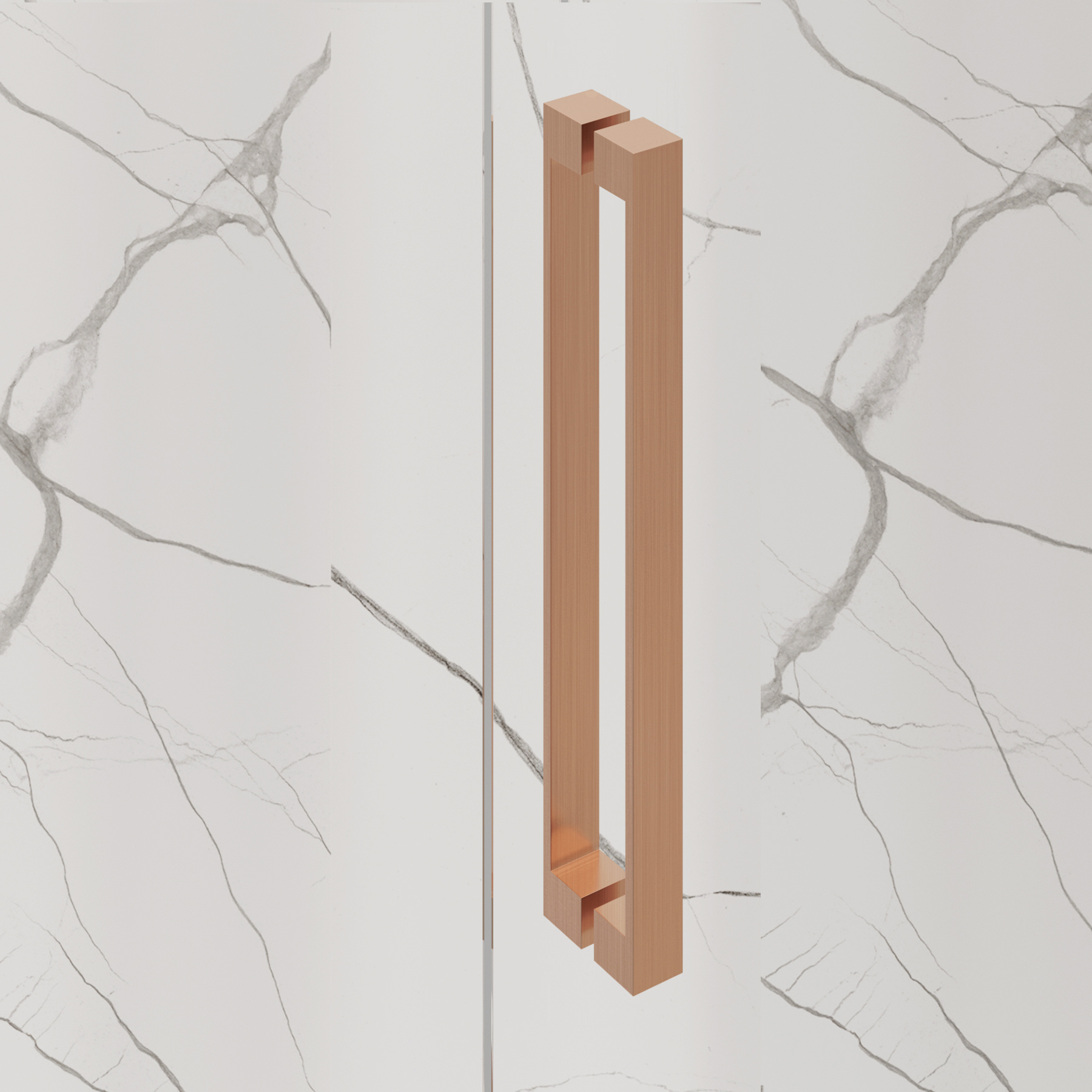 Chelsea Single Door Quadrant Shower Enclosure 8mm Easy Clean Glass, 1950mm Tall - Brushed Bronze