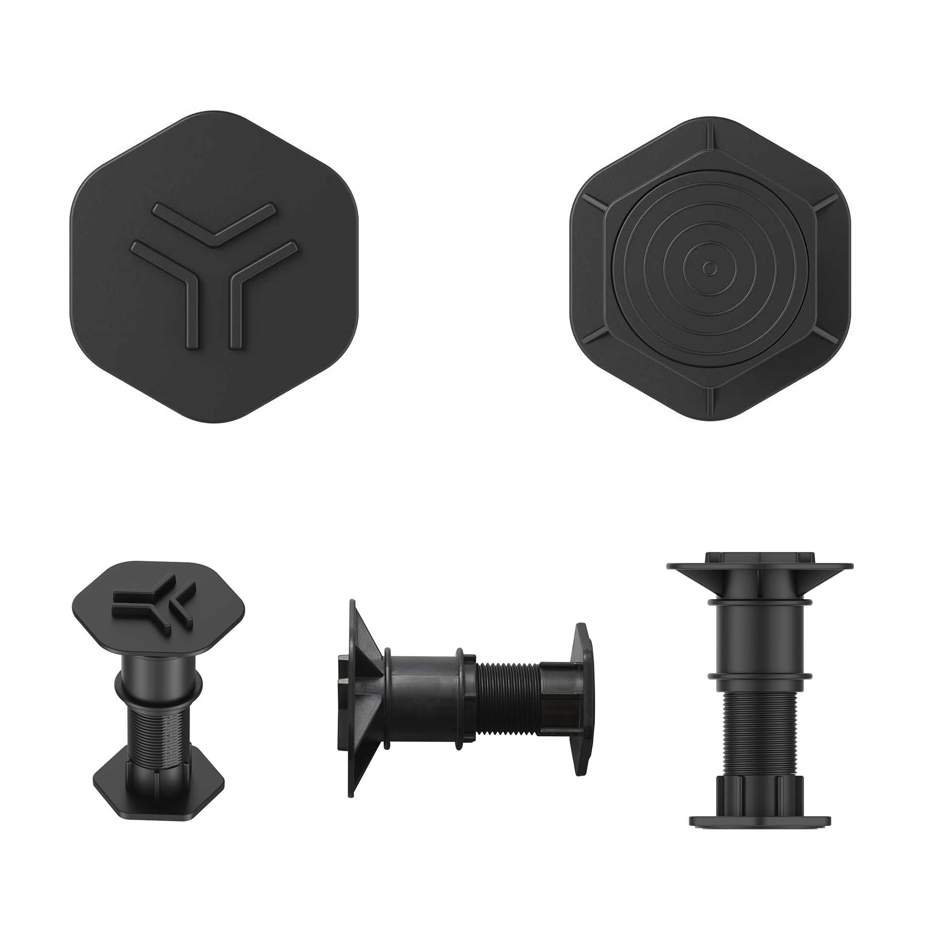 Apex Quadrant Stone Shower Tray with Riser Kit