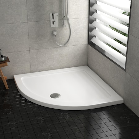 Hudson Reed Quadrant Pearlstone Shower Tray - Various Sizes