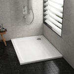 Hudson Reed Rectangular Pearlstone Shower Tray 900 x 800 x 40
