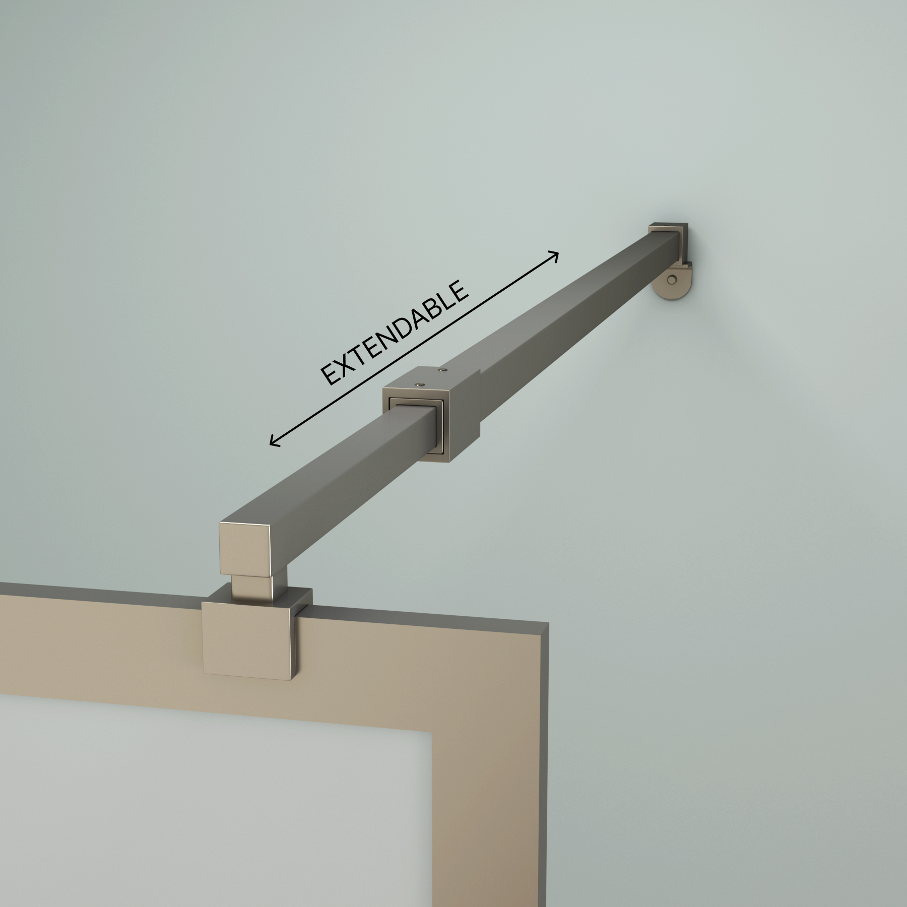 Luxor Walk In Fluted Shower Enclosure with 1200 x 900mm Tray & Gun Metal Grey Frame 8mm Easy Clean Glass