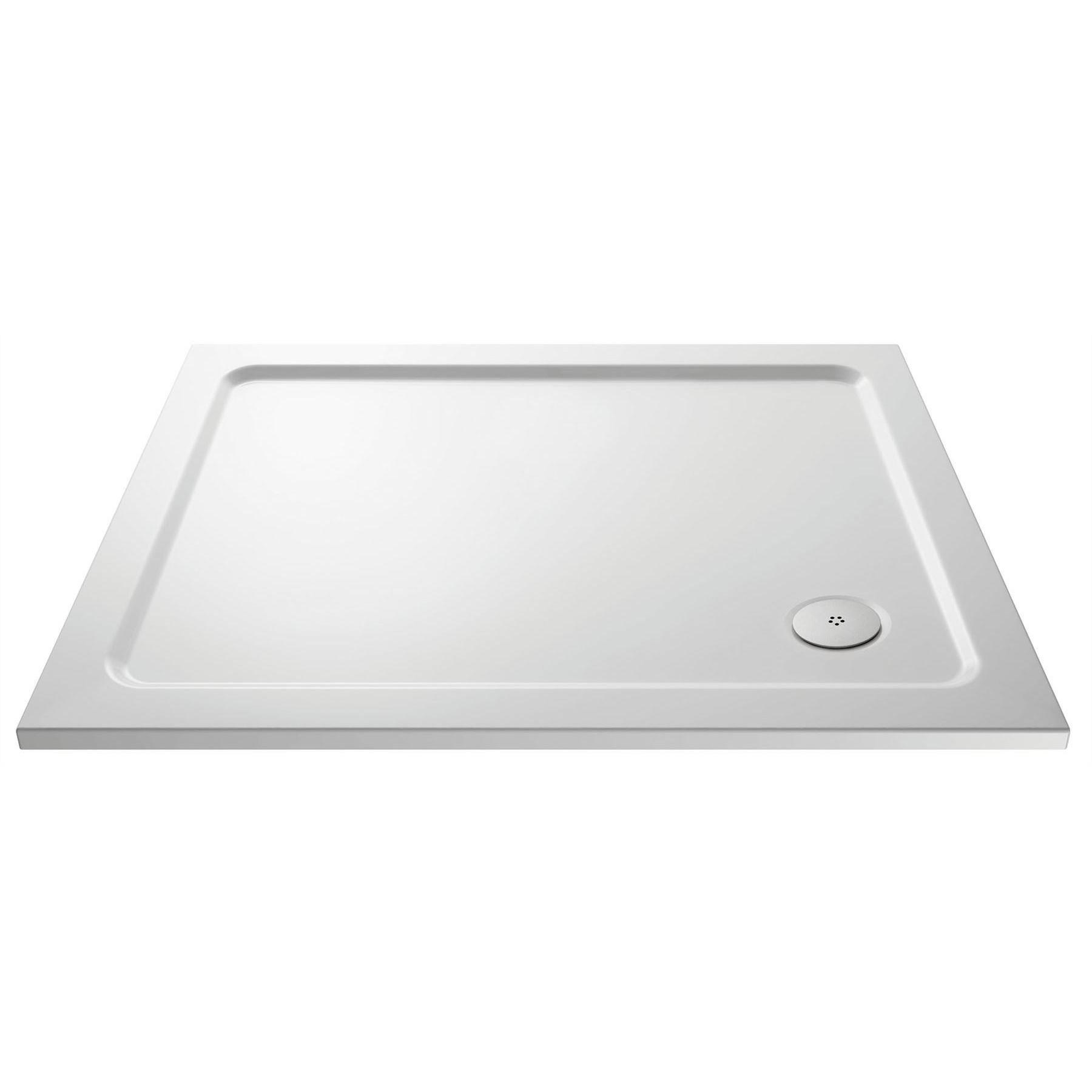 Marbella 8mm Walk In Shower Enclosure with Shower Tray 1200 x 760mm - Easy Clean Wet Room