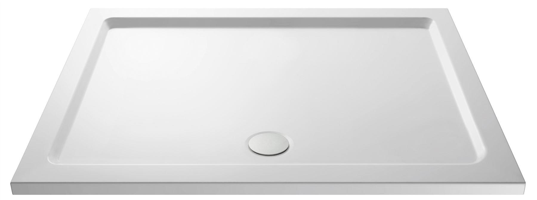 Marbella 8mm Walk In Shower Enclosure with Tray Easy Clean Wet Room