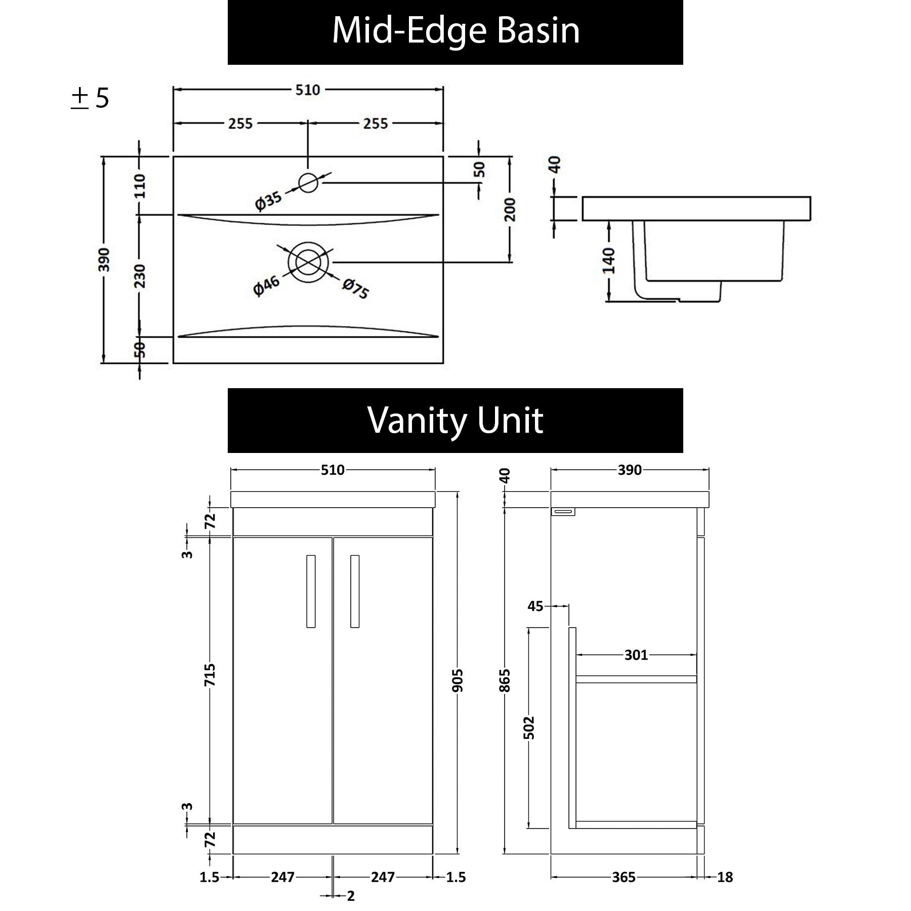 1700 X 700mm Breeze Curved Single Ended Bath + Rimless Close Coupled Toilet & White Floor Standing Vanity Unit