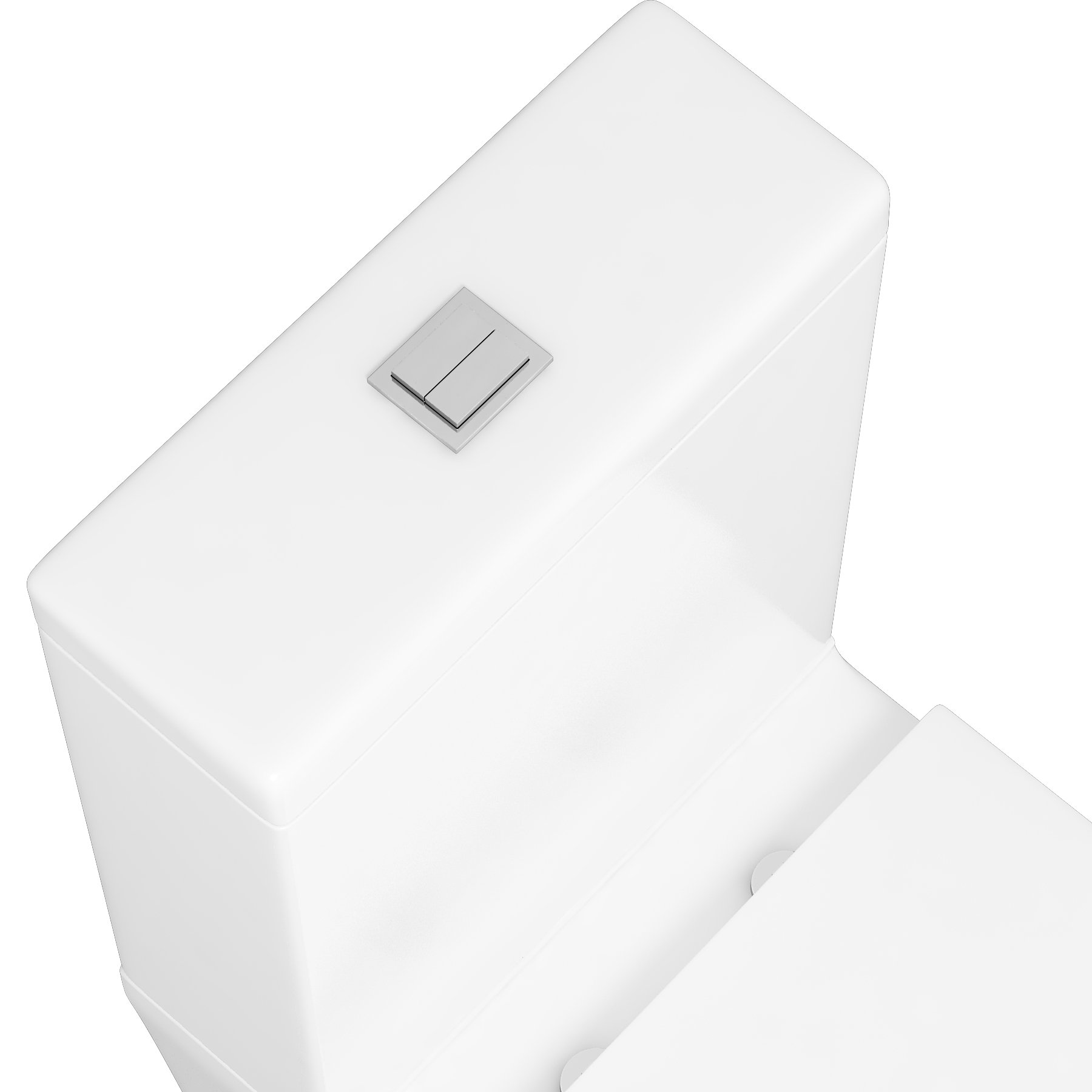 Cloakroom Suite 500mm Gloss White 2 Door Floor Standing Vanity Unit Basin With Elena Close Coupled Toilet & Slim Soft Close Seat