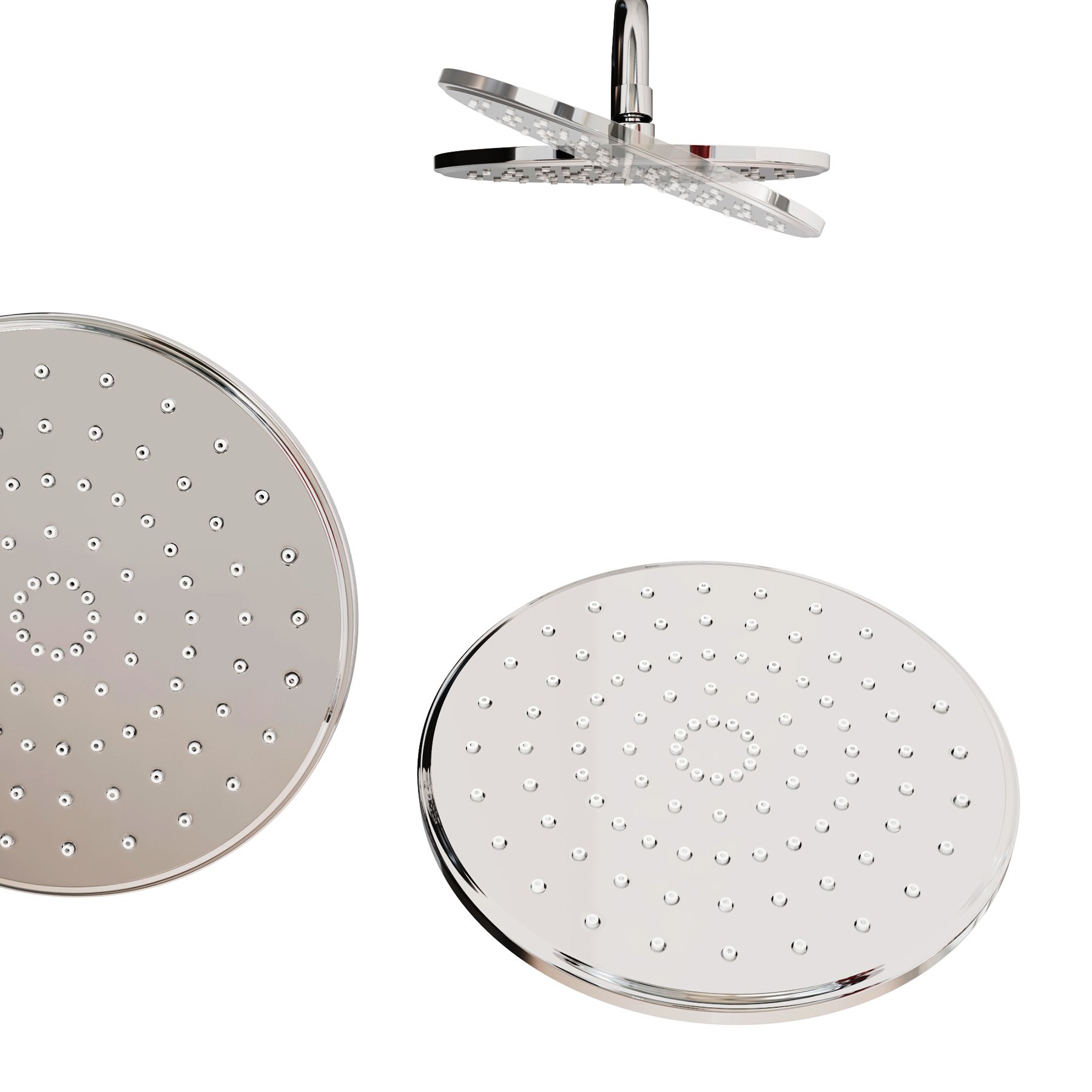 700mm Double Sliding Quadrant Shower Enclosure Suite With Thermostatic Shower + Cube Toilet & Wall Hung Unit