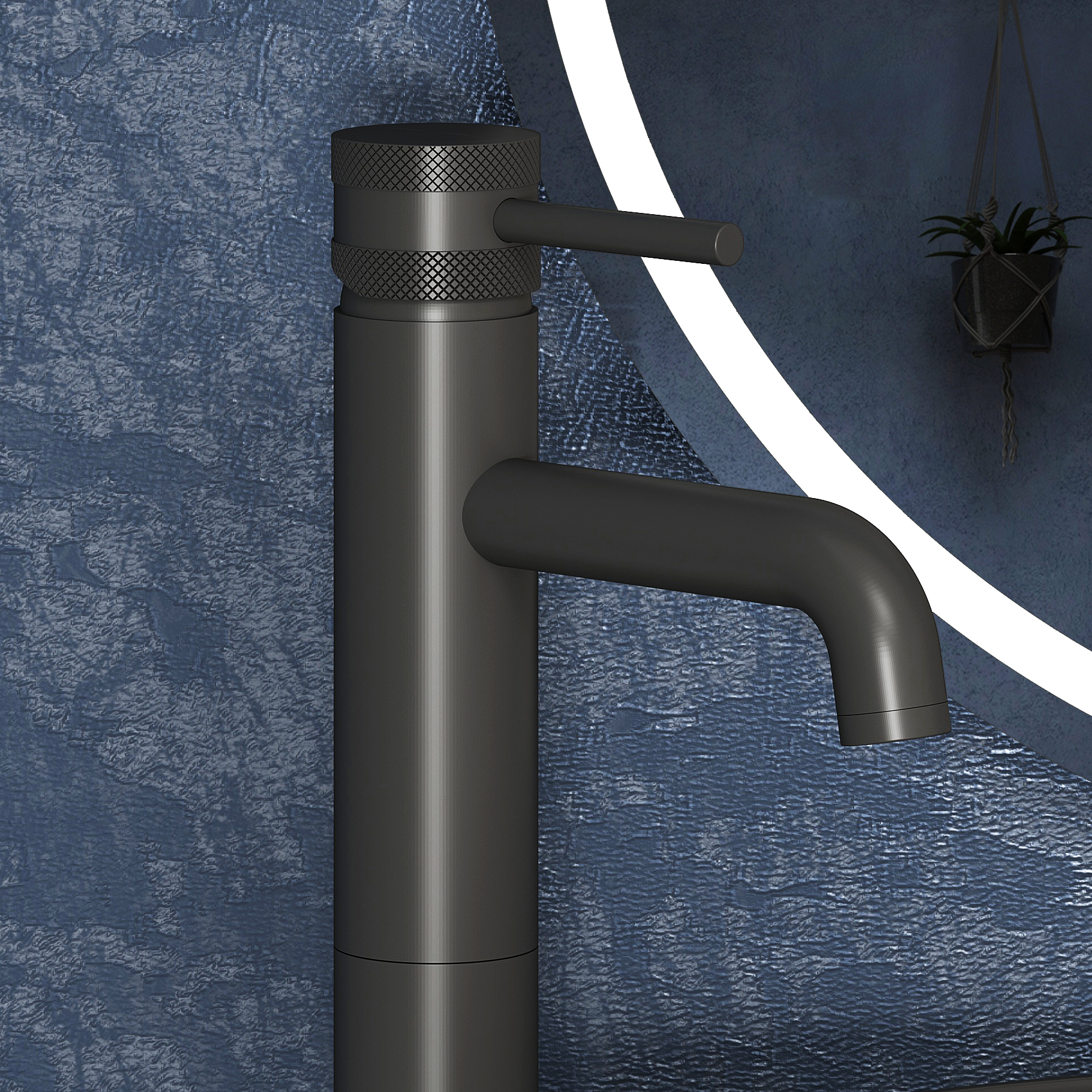 Core Round High Rise Mono Basin Mixer Tap Sleek Design