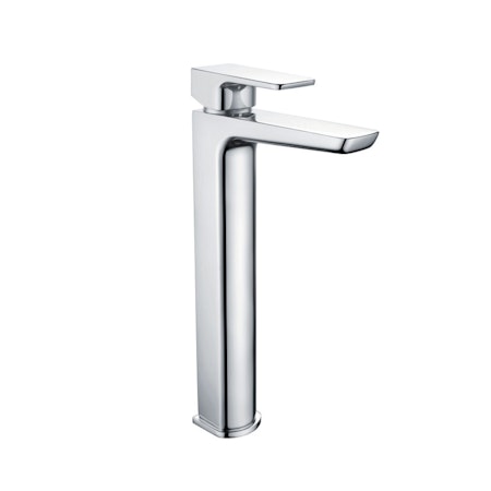 Modern Chrome Muro Basin High Rise Mono Mixer Sleek Design Tap for Bathroom Sink Faucets