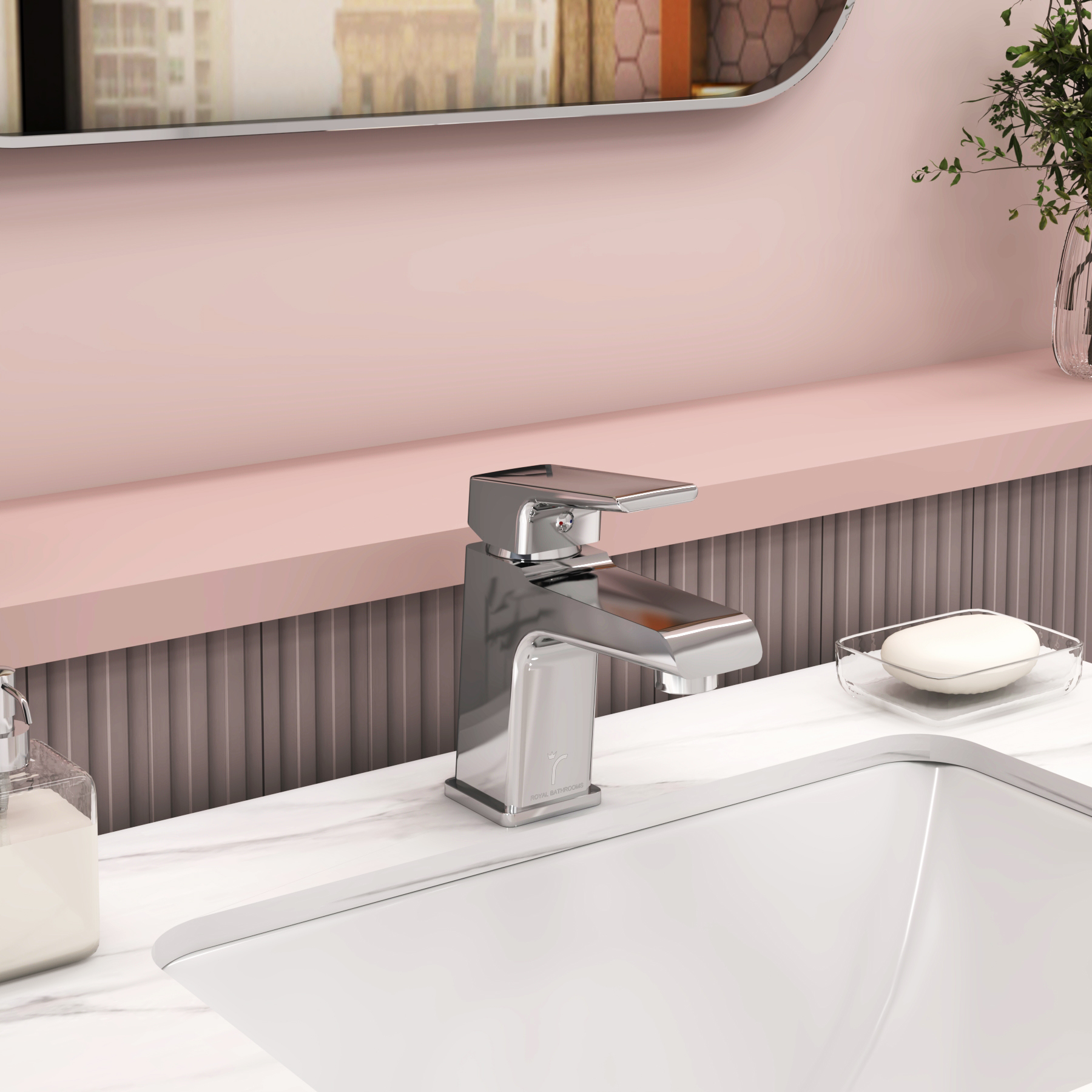 Cora Mono Basin Mixer Tap Elegant Design - Chrome