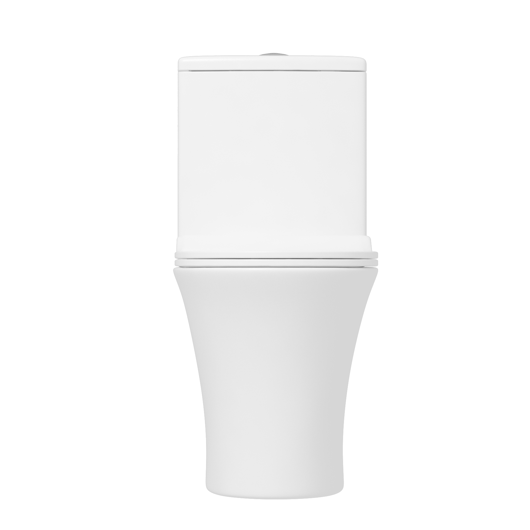 Amaze Rimless Close Coupled Toilet and Slim Soft Close Seat with Cistern