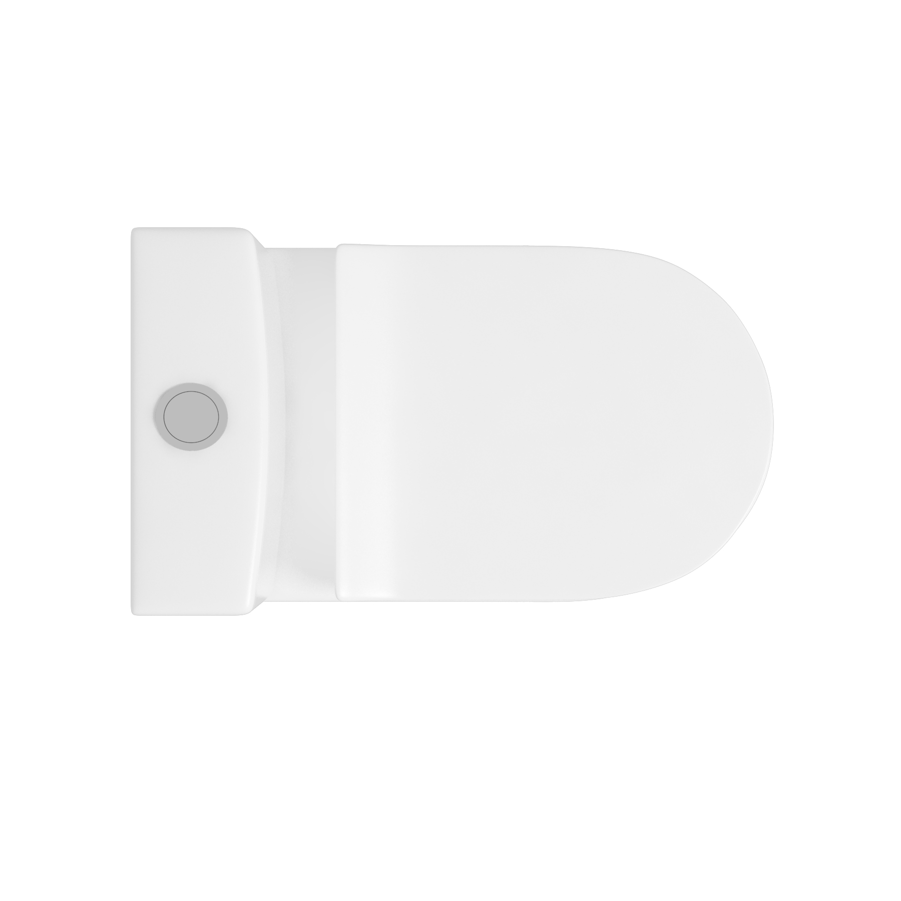 Amaze Rimless Close Coupled Toilet and Slim Soft Close Seat with Cistern