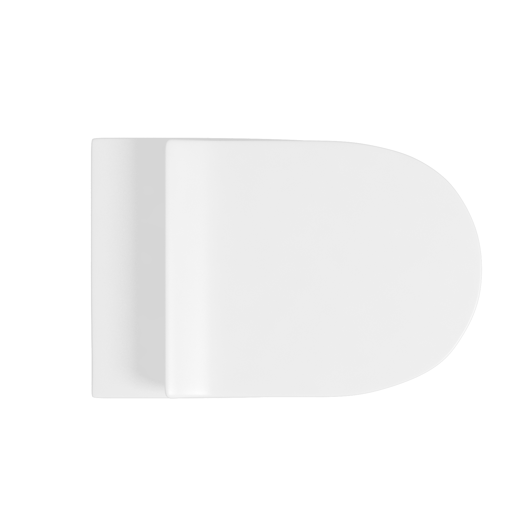 Rimless Back to Wall Toilet with Slim Soft Close Seat - Cesar