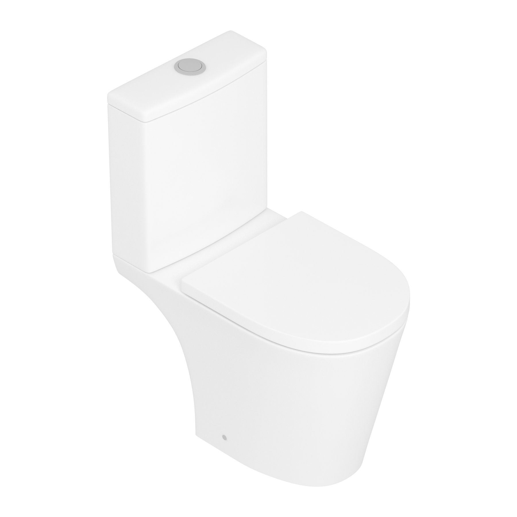 Nova Close Coupled Toilet Rimless with Soft Close Seat and Cistern