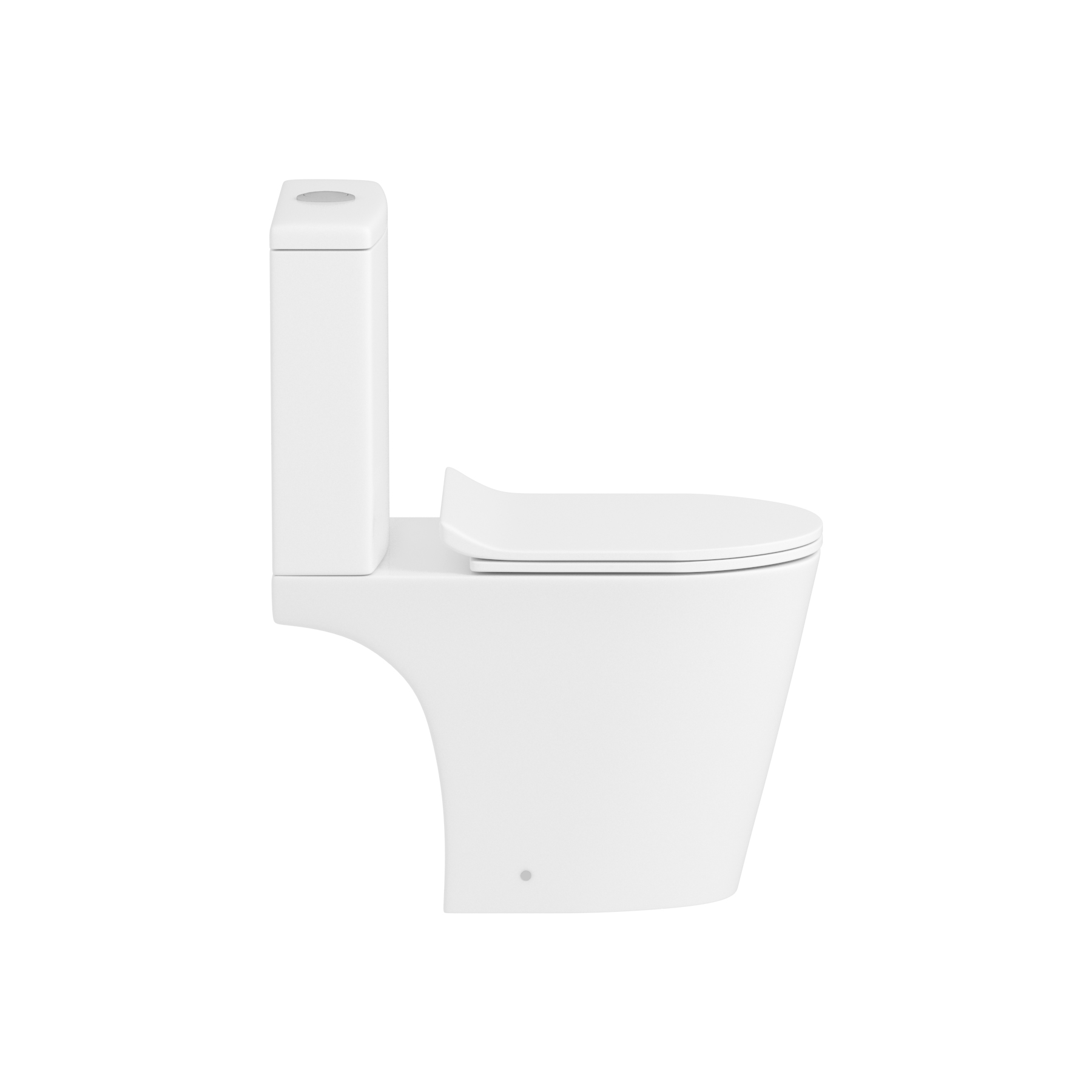 Nova Rimless Close Coupled Toilet and Slim Soft Close Seat with Cistern ...