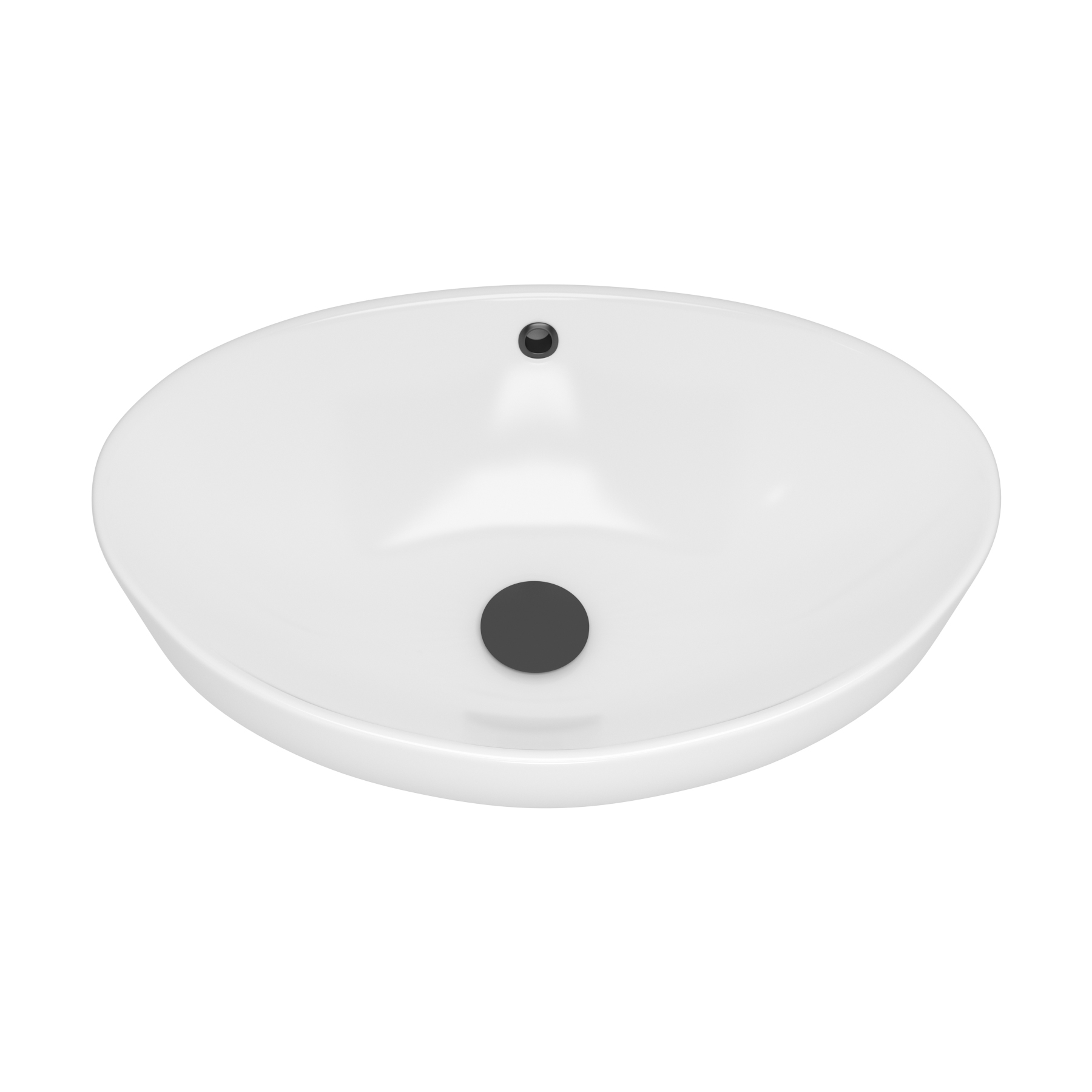 Amaze Oval Counter Top Basin Vessels 588mm Sit On Worktop