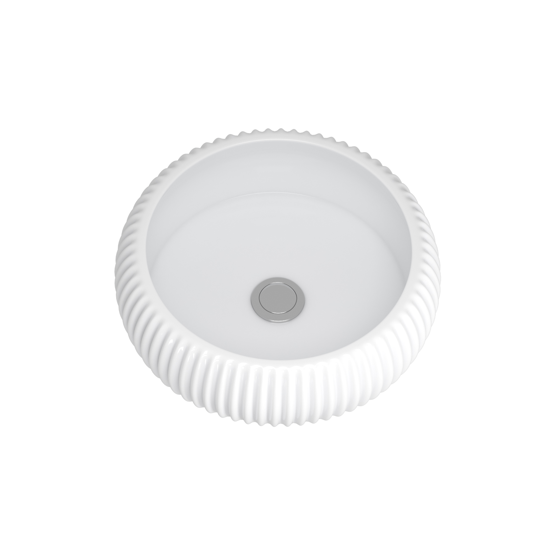 Milan Round Counter Top Basin Vessels 400mm  Sit On Worktop