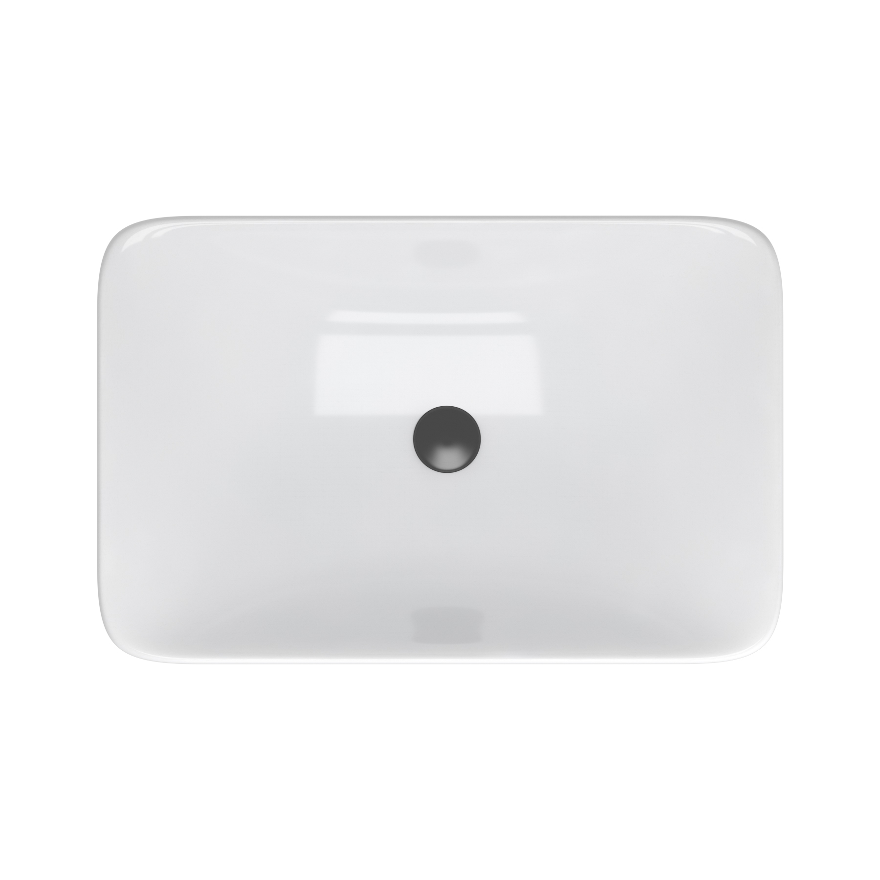 Qubix Rectangular Counter Top Basin Vessels 520mm  Sit On Worktop