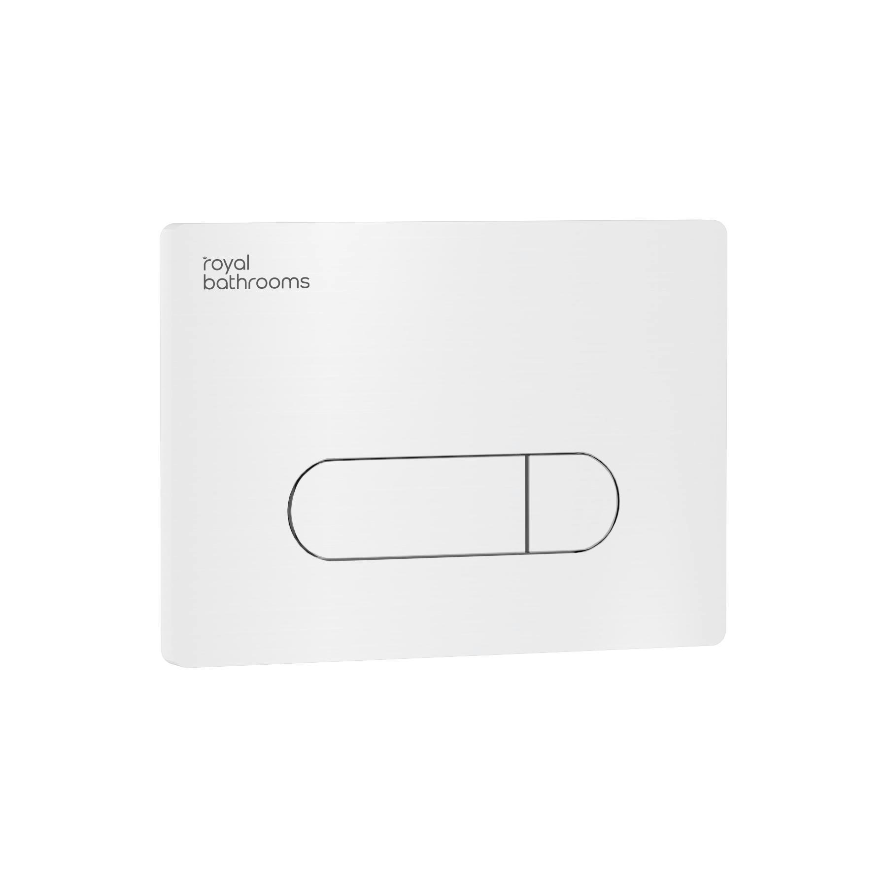 Abacus Wall Hung Rimless Toilet with Slim Soft Close Seat & Chrome