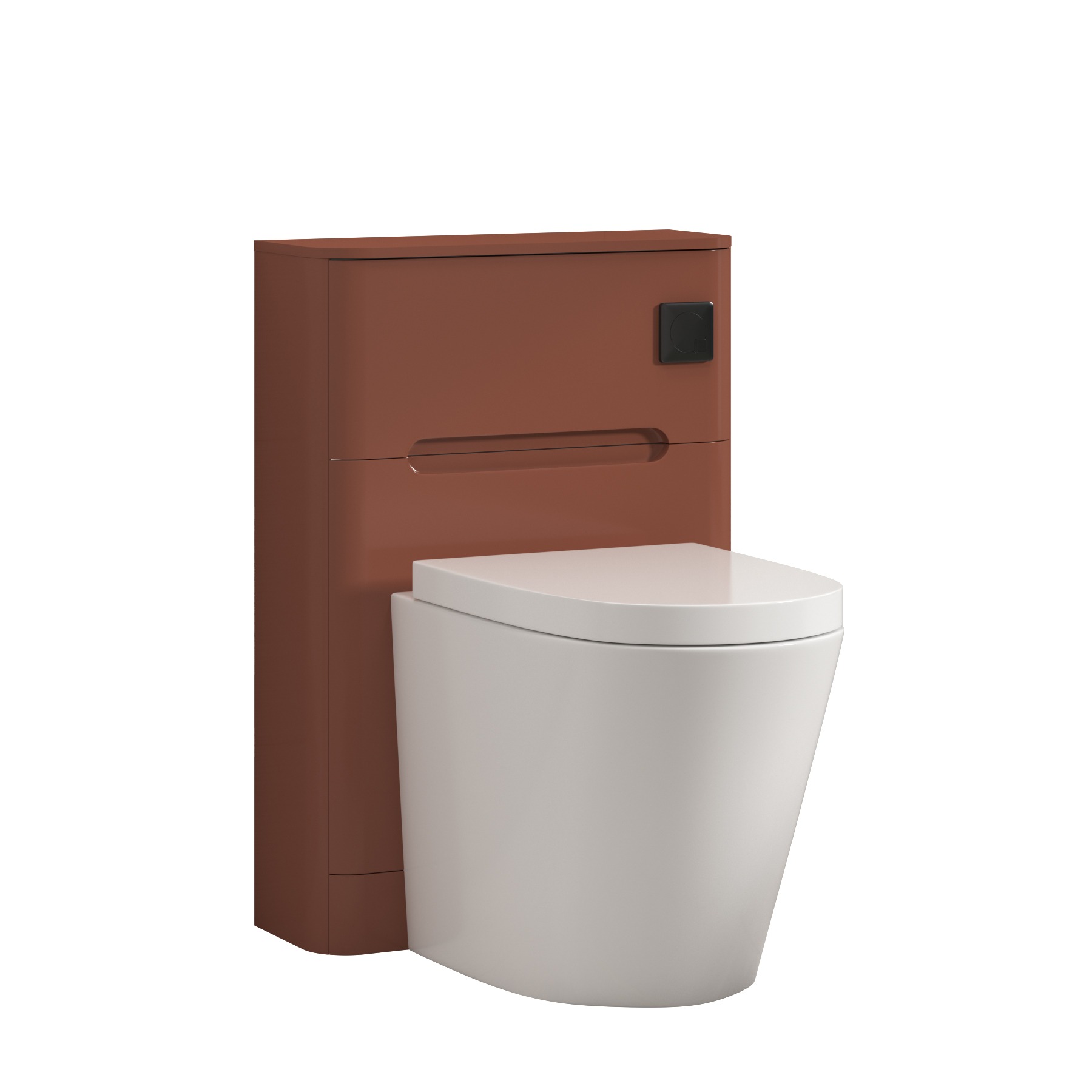 Venice 550mm Terracotta Clay BTW Back To Wall WC Toilet Unit