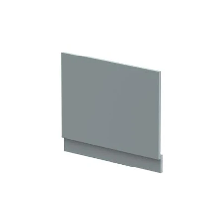 Milan Monument Grey Bath End Panel 800mm - 560mm High