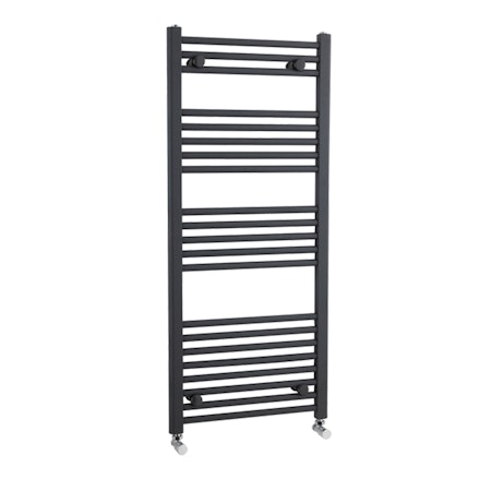 Nuie Anthracite Straight Ladder Towel Rail 1150 x 500mm