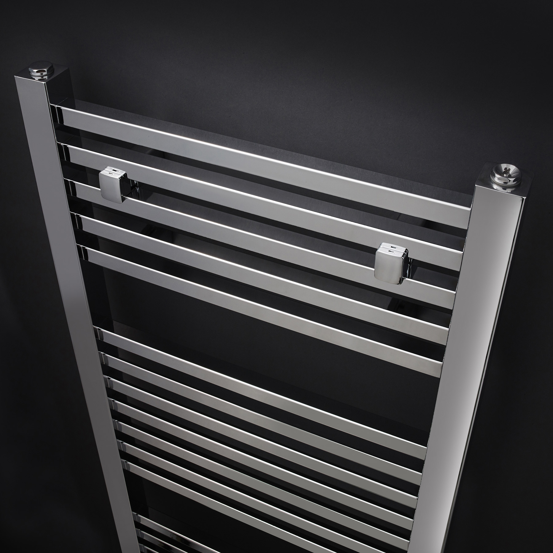 Arno Heated Towel Rail 1200 x 500mm Square Ladder - Chrome