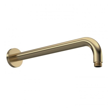 Windon 50mm Brushed Brass Wall Mounted Round Shower Arm