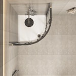 Imperial 800 x 800mm Quadrant Shower Enclosure 6mm - Double Sliding Doors