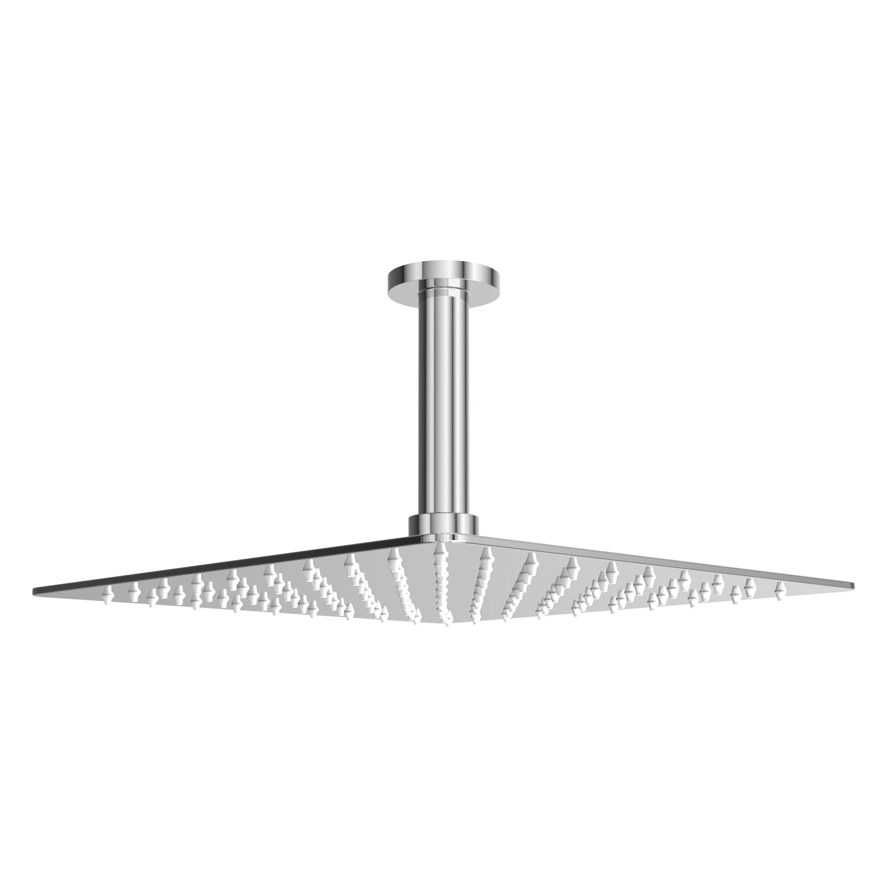 300mm Slimline Square Stainless Steel Shower Head with Ceiling Mounted