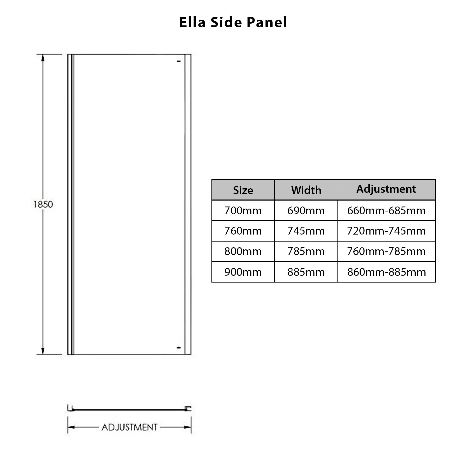Ella 5mm Rectangular Bi-Fold Shower Enclosure - Various Sizes | Royal ...