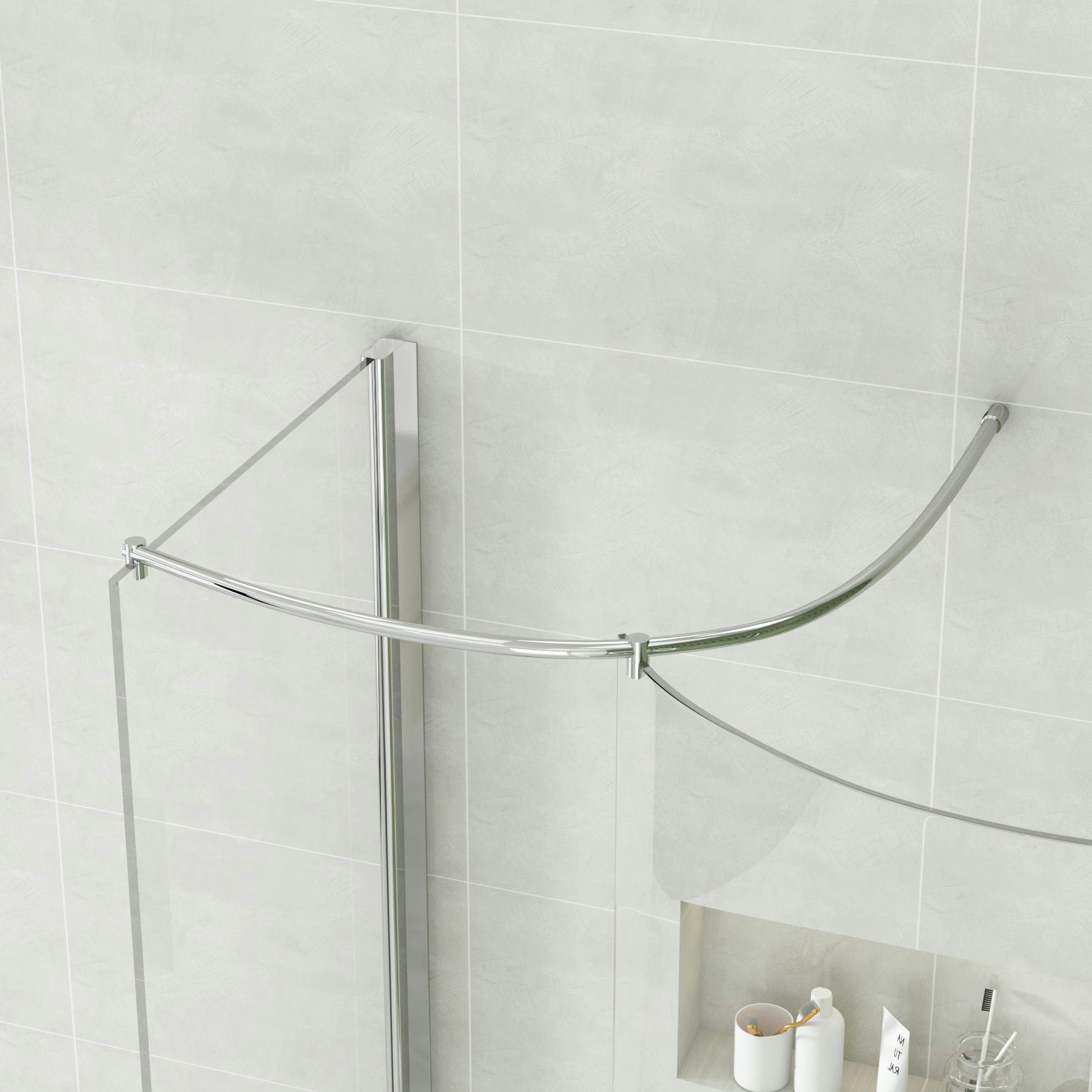 Elegance 8mm Easy Clean Glass Walk in Enclosure 1400x900mm with Tray