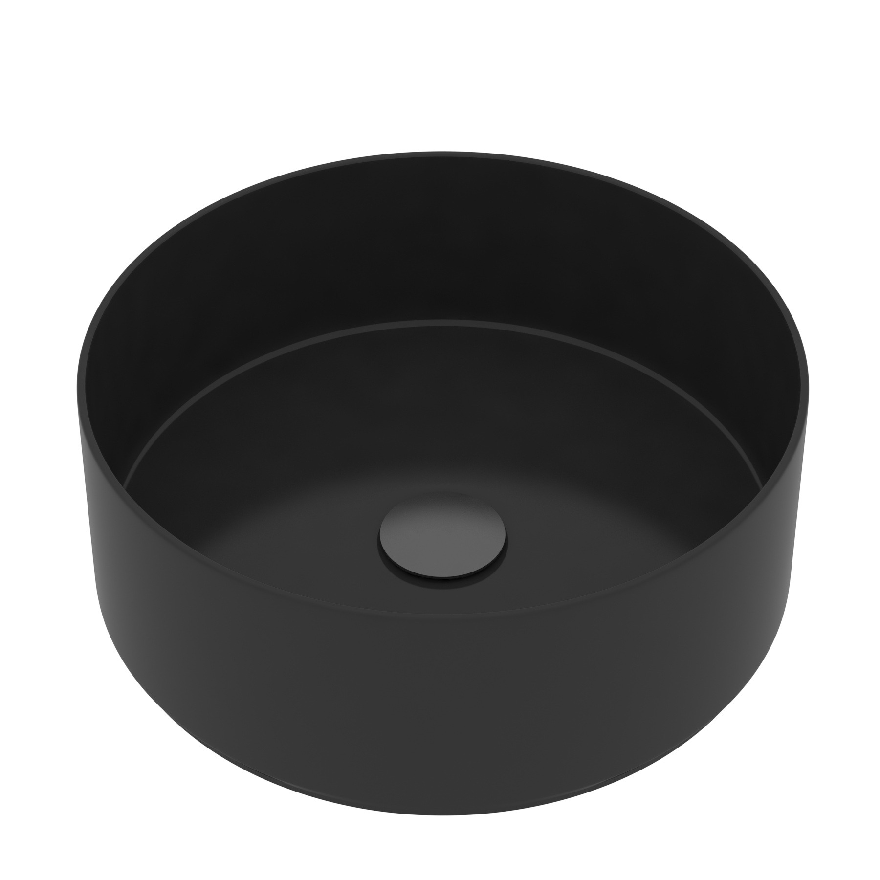 Art Round Counter Top Basin Vessels 360mm  1 Tap Hole