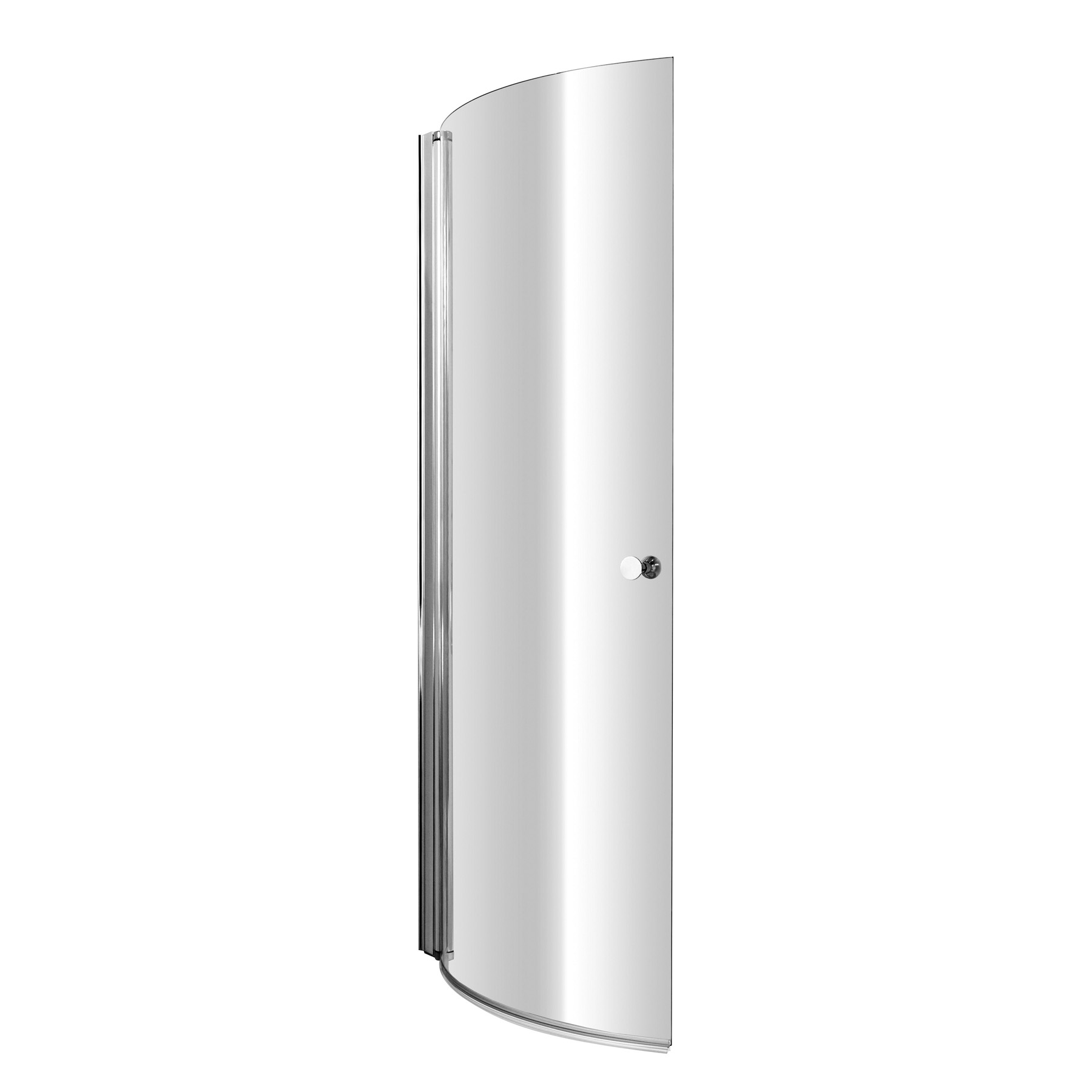 Elva P Shaped Shower Bath Left Hand with Screen + Front Panel