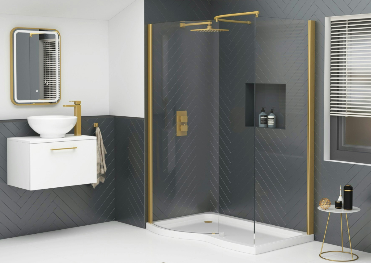 walk-in shower