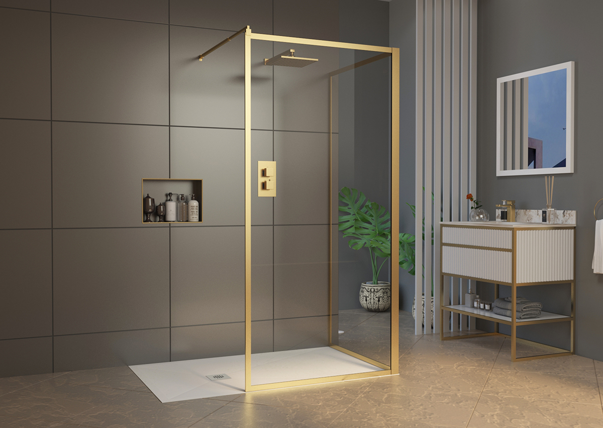 Introducing Luxor: The Gold Standard in Wet Room Screens from  Royal Bathrooms