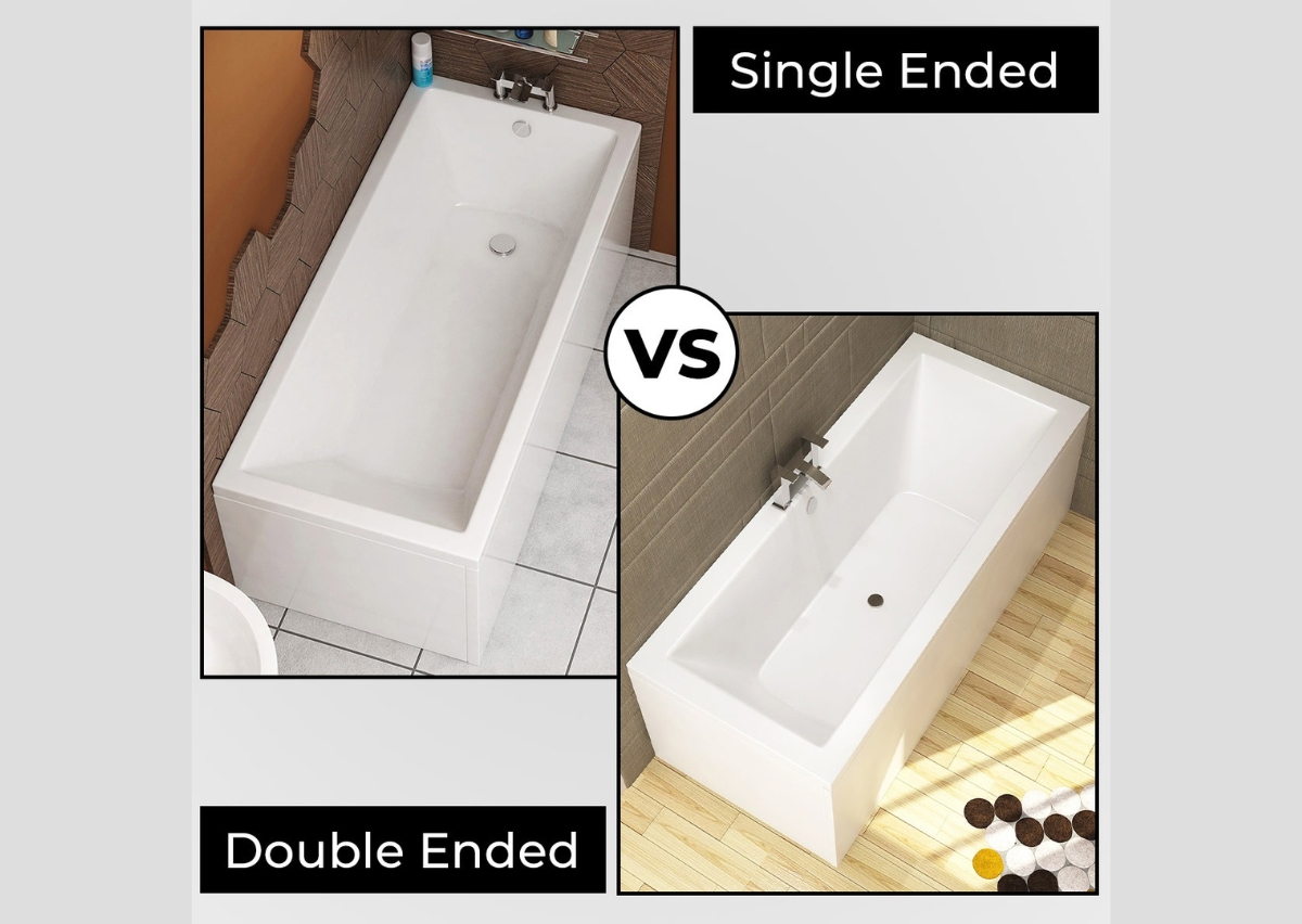 Everything you need to know about Single ended and Double Ended Baths