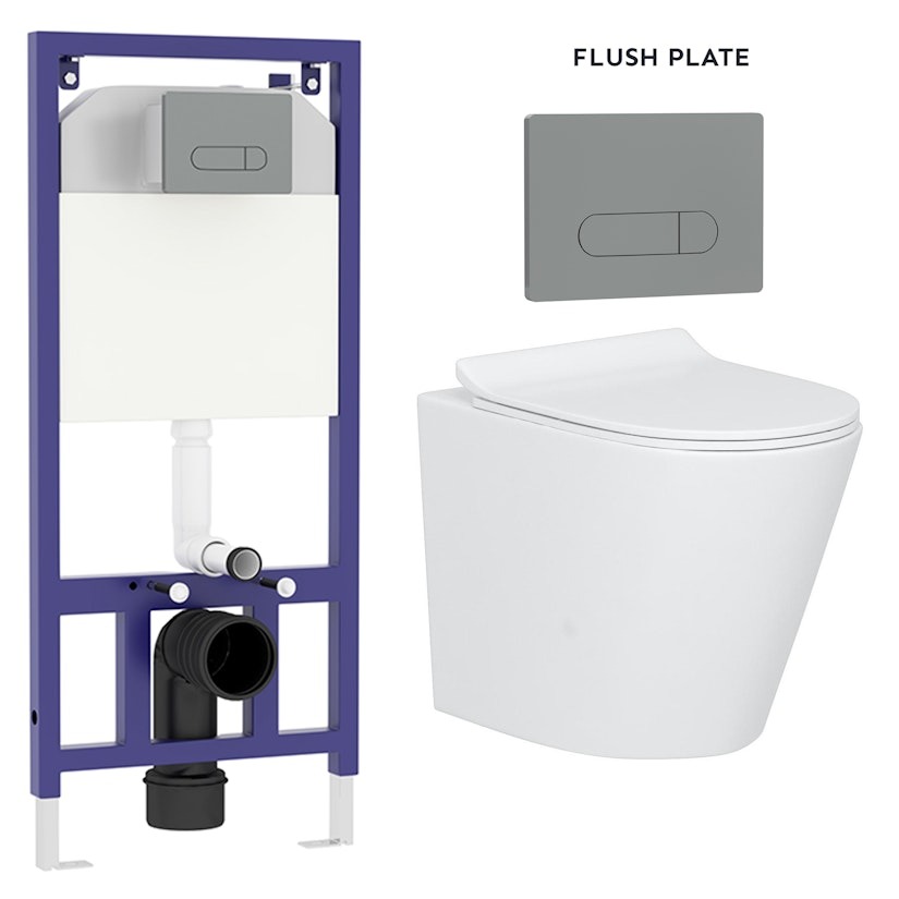 Wall Hung Rimless Toilet