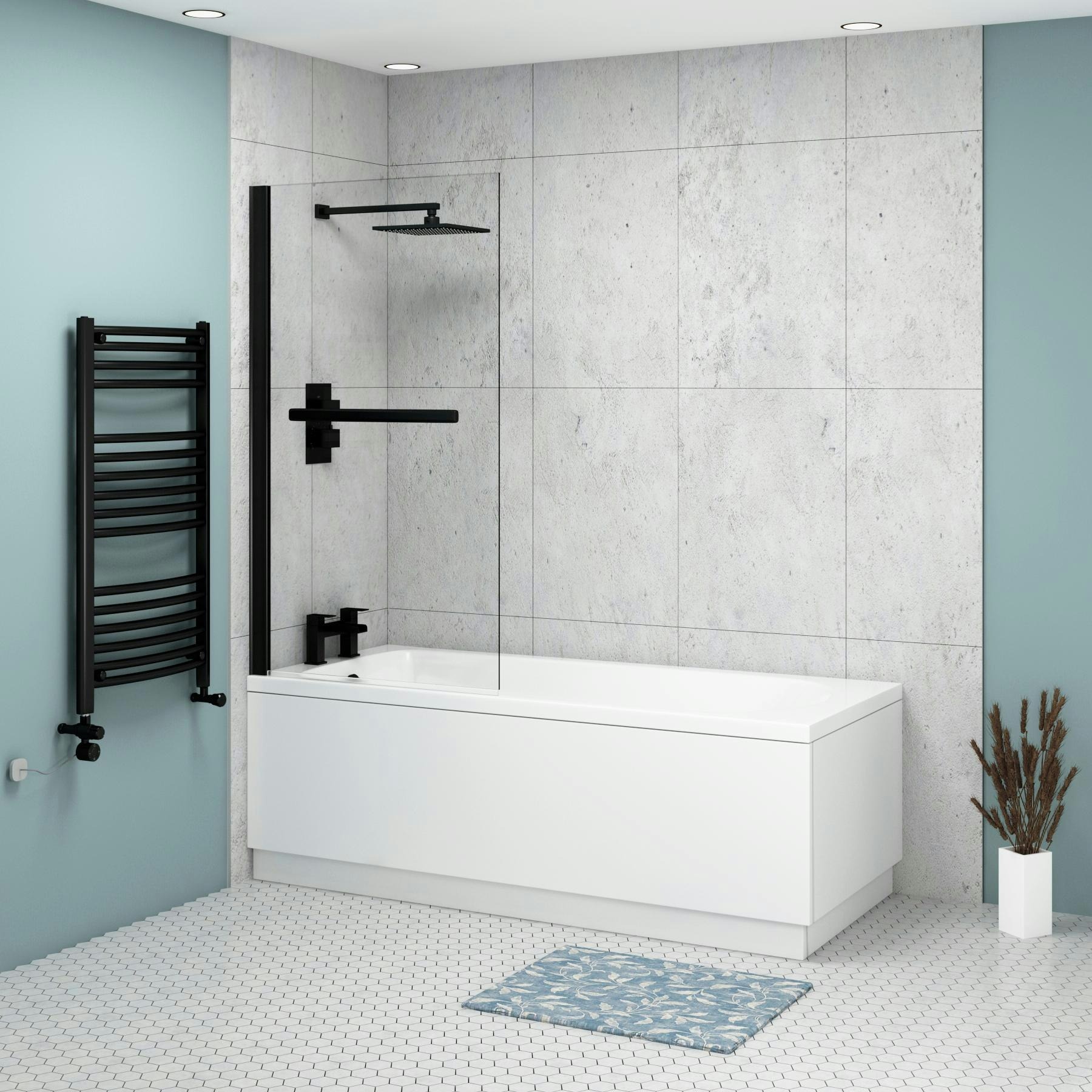 Clever Ideas for Adding a Bathtub to Small Bathrooms